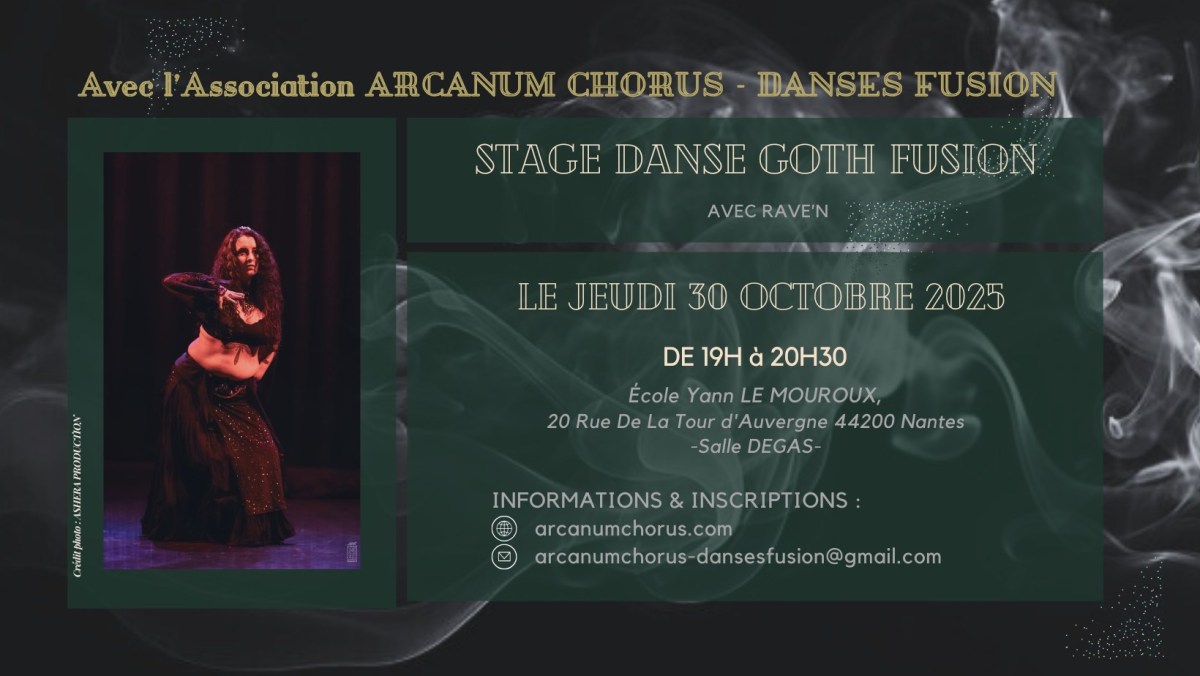 Stage danse Goth Fusion (30 Octobre&nbsp;2025)